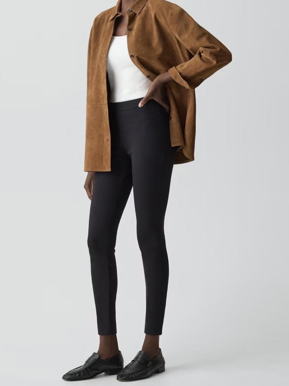 Theory High-Waist Legging in Scuba Size L